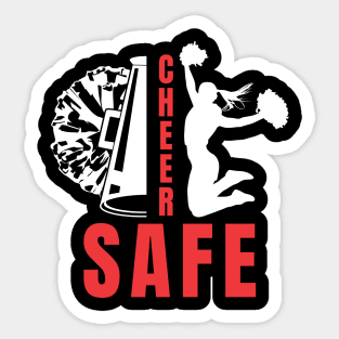 Cheer Safe - National Cheerleading Safety Awareness Sticker